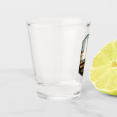 Norris Geyser-Becken Yellowstone-Nationalpark Schnapsglas (Links)