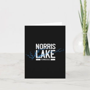 Norris Lake Tennessee Abenteuer Bootfahren Karte