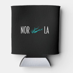 Norris Lake Tennessee Uferkarte Typografie Dosenkühler
