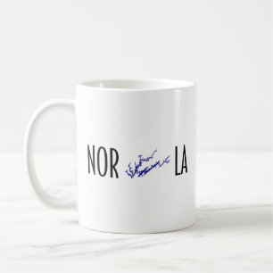 Norris Lake Tennessee Uferkarte Typografie Kaffeetasse