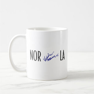 Norris Lake Tennessee Uferkarte Typografie Kaffeetasse