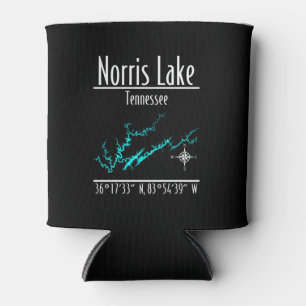 Norris Lake Tennessee Uferkartenkoordinaten Dosenkühler