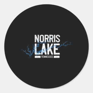 Norris Lake Tennessee Urlaub Bootsabenteuer Runder Aufkleber