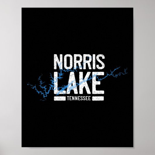 Norris Lake Tennessee Vacation Boating Adventure  Poster (Vorne)