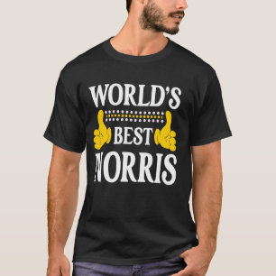 Norris Nachname Team Familie Nachname Weltbeste T-Shirt