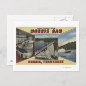 Norris, Tennessee - Grüße vom Norris Dam Postkarte (Vorne/Hinten)