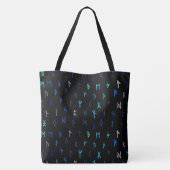 Norse At Night Tote Bag Tasche (Rückseite)