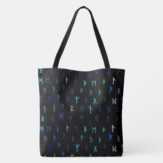 Norse At Night Tote Bag Tasche (Rückseite)