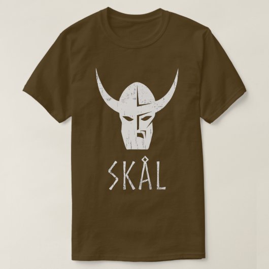 Norse Beer Mead Drinks Skal Cheers T-Shirt (Design vorne)