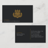 Norse Boar Business Card Visitenkarte (Vorne/Hinten)