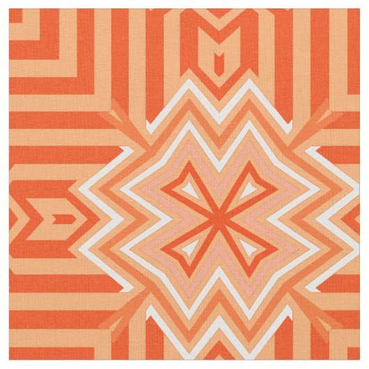 Norse Cross Orange Stoff (Nahaufnahme)