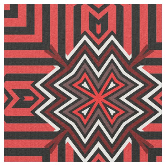 Norse Cross Red Stoff (Nahaufnahme)