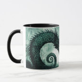 Norse Dragon Viking Samhain Halloween Tasse (Links)