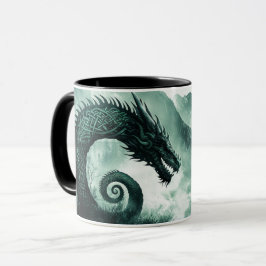 Norse Dragon Viking Samhain Halloween Tasse