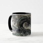 Norse Dragon Viking Samhain Halloween Tasse (Vorderseite Links)