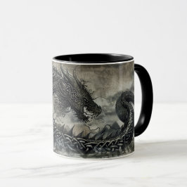 Norse Dragon Viking Samhain Halloween Tasse