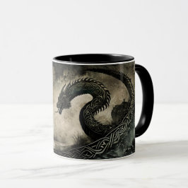 Norse Dragon Viking Samhain Halloween Tasse