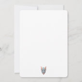 Norse God Odin Einladung (Rückseite)