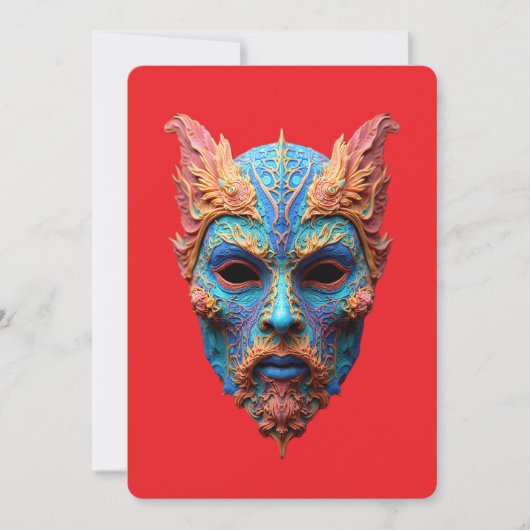 Norse God Odin Einladung (Vorderseite)