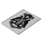 Norse God Thammer Notebook Notizblock (Linke Seite)