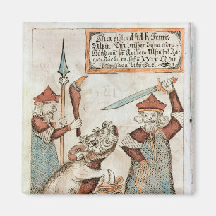 Norse God Tyr verliert seine Hand an den gebundene Magnet