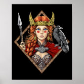 Norse Goddess Freya Poster (Vorne)
