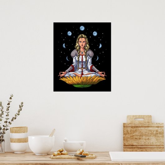 Norse Goddess Freyja Poster (Küche)