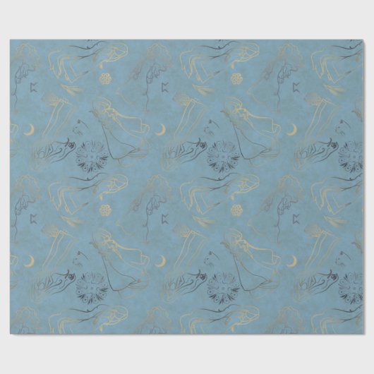 Norse Goddesses Quartett Geschenkpapier (Flach)