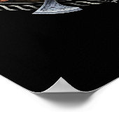 Norse Gods Odin Thor Arm Wrestling Poster (Ecke)