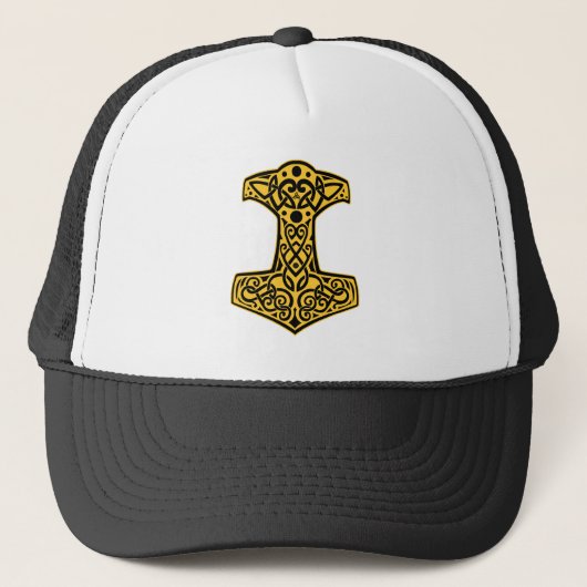 Norse Hammer Trucker Hat Truckerkappe (Vorderseite)
