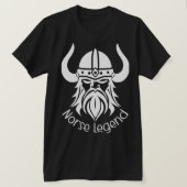 Norse Legend Viking Silhouette T-Shirt (Design vorne)