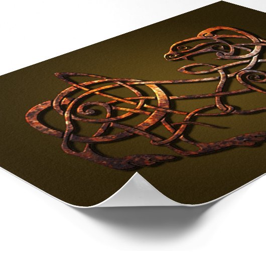 Norse Lion Poster (Ecke)