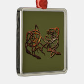 Norse Lion Silbernes Ornament (Rechts)