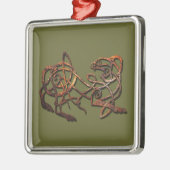 Norse Lion Silbernes Ornament (Links)