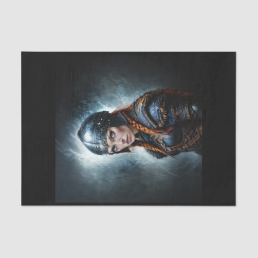 Norse Myth: Frigg, Odins Ehefrau. Seidenpapier (Vorderseite)