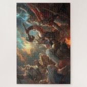 Norse Mythology Battle Scene Jigsaw Puzzle (Vertikal)