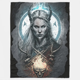 Norse Mythology Freya Blanket Fleecedecke