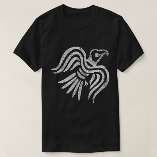 NORSE RAVEN BANNER VIKING FLAG SCANDINAVIAN DENMAR T-Shirt (Design vorne)