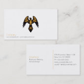 Norse Raven Business Card Visitenkarte (Vorne/Hinten)