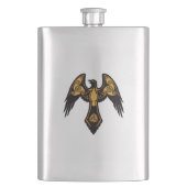 Norse Raven Flask Flachmann (Vorderseite)