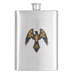 Norse Raven Flask Flachmann