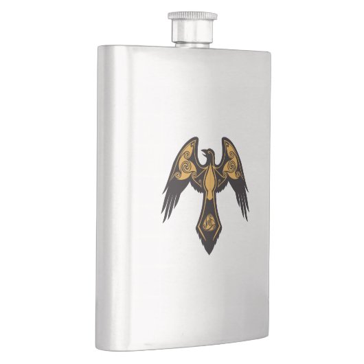 Norse Raven Flask Flachmann (Rechts)