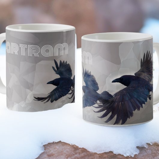 Norse Ravens Mythology Art - Huginn & Muninn - Kaffeetasse