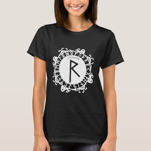 Norse Rune Journey RAIDHO Viking Rune Symbol Celti T-Shirt (Vorderseite)