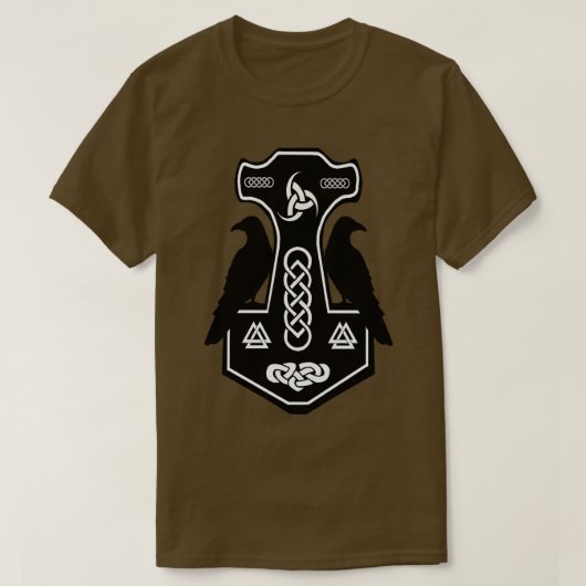 Norse Thors Hammer T-Shirt (Design vorne)