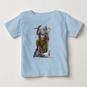 Norse Viking God Odin Baby T-shirt