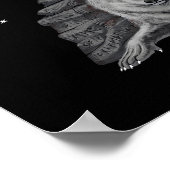 Norse Viking God Odin Poster (Ecke)