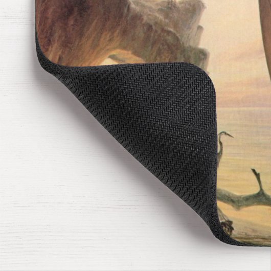 Norse Viking Ship Fantasy Art Mousepad (Ecke)