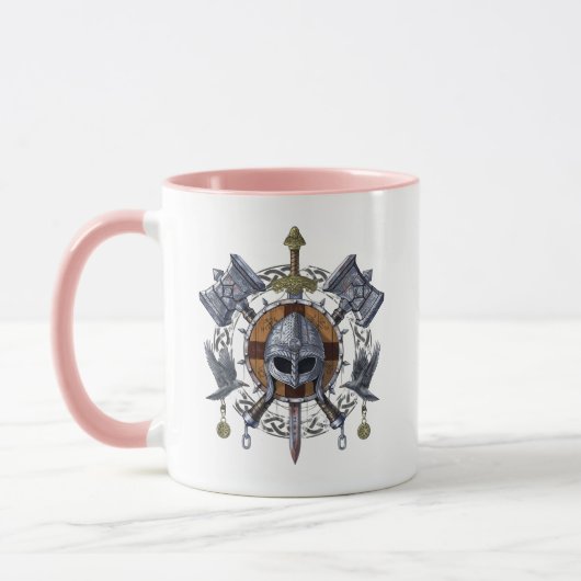 Norse Viking Warrior Armory Tasse (Links)