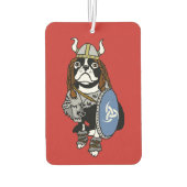 Norse Viking Warrior Dog Autolufterfrischer (Rückseite)